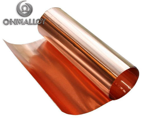 Beryllium Metal Copper Strip Foil CuBe2 QBe2.0 Alloy Strip