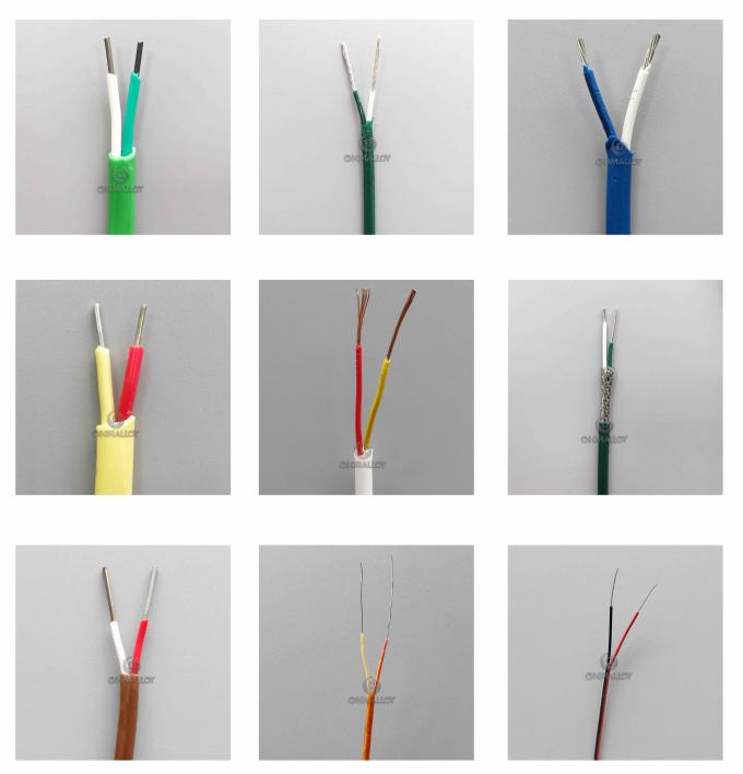 Multi Color Thermocouple Compensating Cable / Wire K Type Stranded ...
