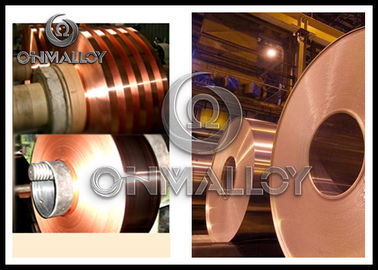 Bright Surface Pure Metals 99.90 % Soft Commutators Pure Copper Strip 0.2mm X 250mm