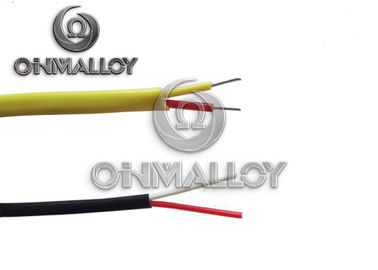Iron / Constantan Material J Type Thermocouple Cable AWG20 PVC Insulation