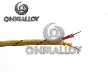 ANSI 96.1 Yellow / Red K Type Thermocouple Cable With High Temp Insulation 3.2mm