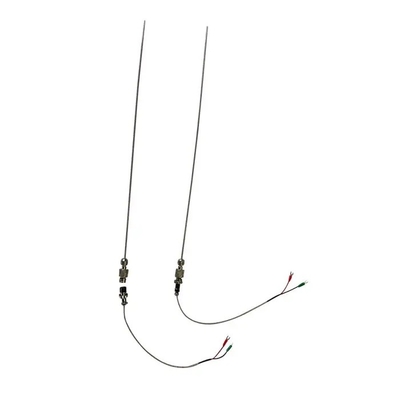 Mineral Insulated K Type Thermocouple With 2 Contacts Connector SS304 Sheath Extension Cable