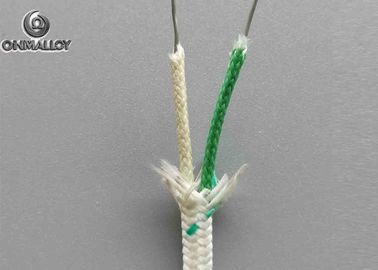 Extension Thermocouple Cable Type K 20 AWG Solid Core Glass Fiber Sheath