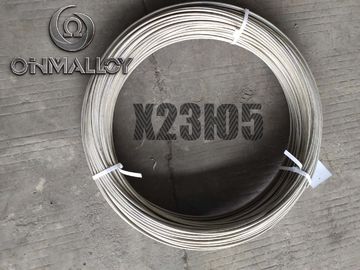 Fechral Alloy Heat Resistant Wire KH23YU5 5mm For Industrial Furnace Coil Shape