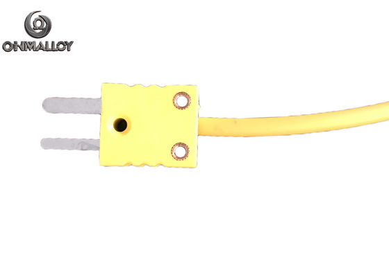 Thermocouple Connector ANSI Standard K Type Flat Pin High Accuracy Fast Response