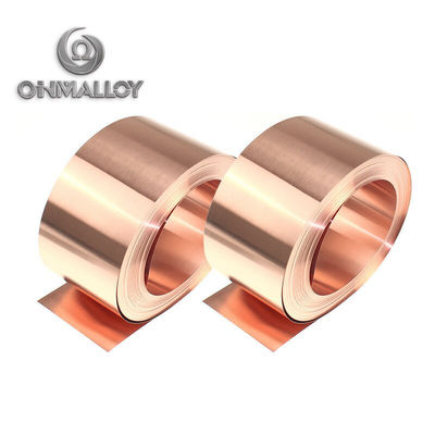 State 1/2H TD02 Beryllium Copper Strip QBe2 0.5x250mm For leaf springs