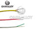 Fiberglass Insulation Material Type K Extension Cable  24 Awg Brown / Yellow / Red