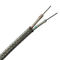 SWG 25 Fiberglass Steel Braided High Temperature Thermocouple Extension Wire K Type