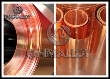 0.005mm~1mm thickness,Power Transformers Pure Copper Strip Elongation Good Corrosion - Resistance,bright surface