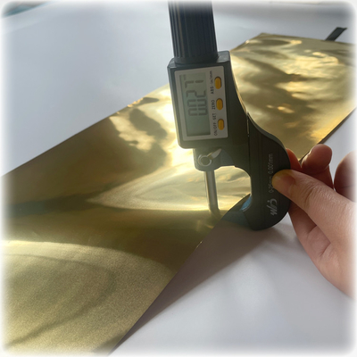 0.05 x 300mm Brass Copper Foil H63 CuZn37 High Strength Foil