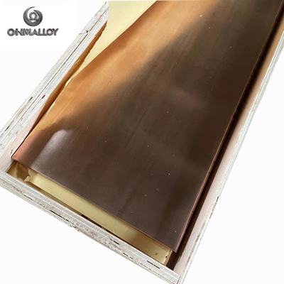 High Strength C17200 Beryllium Plate 140 X 140 X 1800mm For Switch Parts