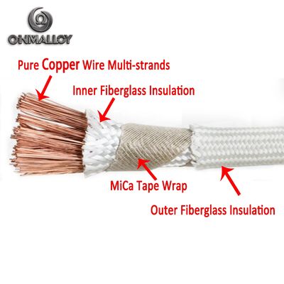 Industrial-Grade Mica Tape Impregnated High-Temp Wire, UL-Certified (-80°C to 500°C)