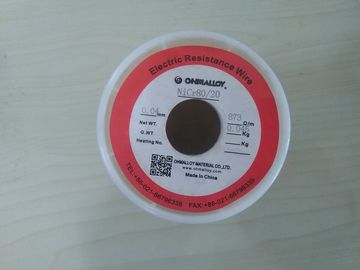 Hydrogen Annealing Nichrome Wire Coil Ni80Cr20 AWG38 Chromel A Wire For E Cigarettes