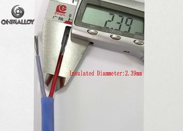 Silicone Rubber Thermocouple Cable Type J Extension Cable Class I Accuracy ANSI