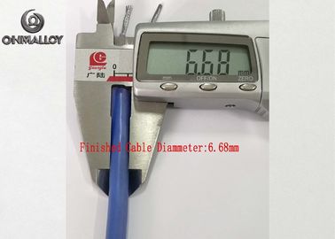 Silicone Rubber Thermocouple Cable Type J Extension Cable Class I Accuracy ANSI