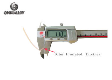 Ultra Thin K Thermocouple Wire Customized Conductor Size High Precision