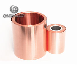 Bright Surface Pure Copper Metal Strips JIS C1100 0.2 X 3mm For Earphone Tape Wire