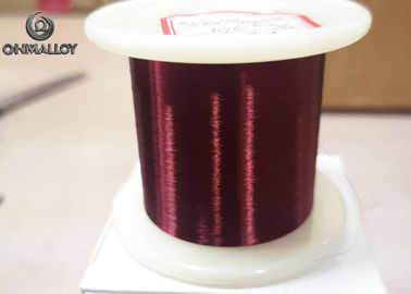 Coated Ultra Thin Wire CuNi44 Constantan 0.03mm Enameled 200 Degree Celsius 696 Ohm / Meter