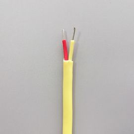 K-CA-522 Type K Thermocouple Cable 30AWG FEP / PVC Coated Fiberglass Jacket