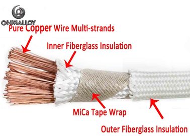 Pure Copper Insulated Resistance Wire High Temperature Fire Resistance Cable