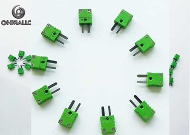 Miniature Thermocouple Type K Connector Plug IEC Chromel Alumel Tab High Accuracy