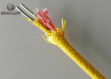 Silica Fiber Insulated 0.81mm K Type Thermocouple Cable