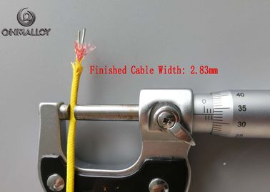 Silica Fiber Insulated 0.81mm K Type Thermocouple Cable