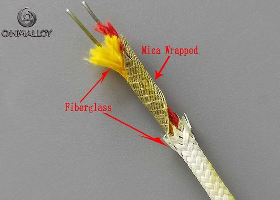 Mica Wrap Fiber Glass PWHT Thermocouple Type K Cable 650℃ 100M IEC ANSI Standard​