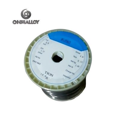 SWG26 0.457mm Excellent Creep Resistance 0Cr25Al5 Wire FeCrAl25/5 Alloy For Heating Tube