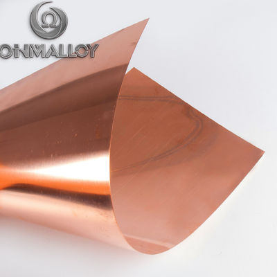 C17200 Beryllium Copper Foil Strip 0.05x200mm Soft State For Switches