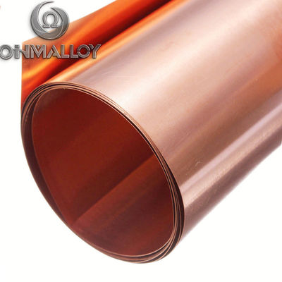 C17200 Beryllium Copper Foil Strip 0.05x200mm Soft State For Switches