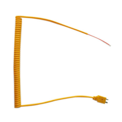 ANSI Coiled Type K Thermocouple Cable With PVC Insulation