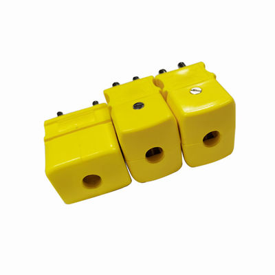 4 Hollow PIN K Type Dual Thermocouple Connector Glass Filled Nylon Plug Socket