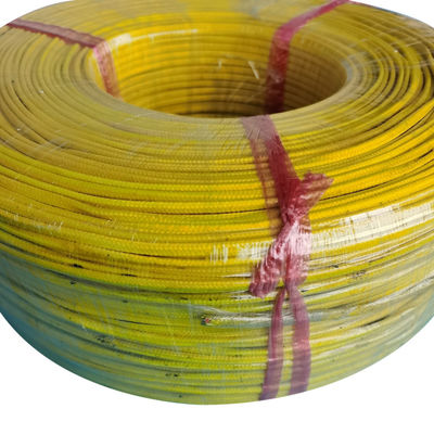 Fiberglass Jacket Extension Thermocouple Cable With Yellow Fiberglass Insulation