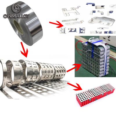 Ni201 Nickel Plated Steel Strip Tin Weldable Battery Pack Al-Ni Composite Strip