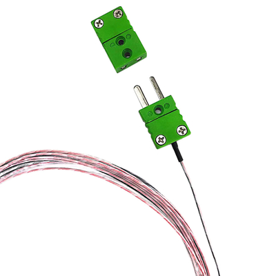 Stainless Steel RTD Thermocouple Sensor Probe High Temperature Plug Connected